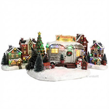 Weihnachtsstadt beleuchtet