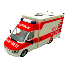 Rietze Mercedes Benz Sprinter RTW Feuerwehr Rettungswagen Iserlohn H0 Modell