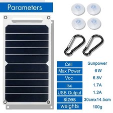 Solar Panel Flexibel USB 6W