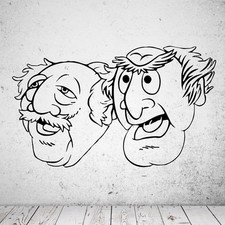 Wandtattoo Waldorf & Statler -