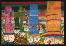 Kunstkarte Hundertwasser