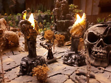 2x "Flammende Hand" BEMALT Tabletop Terrain Gelände Feuer LED Warhammer Cthulhu