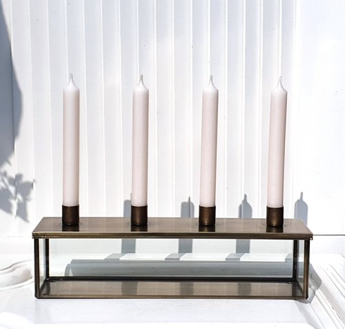 Adventkranz lang kerzenhalter - adventkranz,