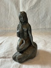 Nixe Meerjungfrau Figur Metall