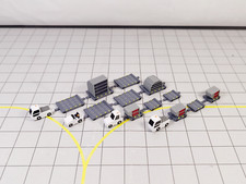 4x weiße TUG & DOLLY ULD