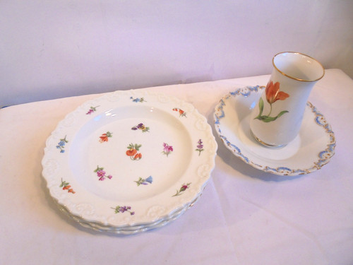 Meissen porzelanteller 1 - 4,