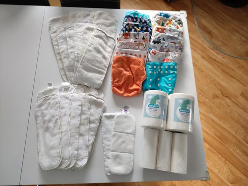 Stoffwindel set mit einlagen - stoffwindel-set,