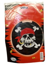 amscan Jolly Roger Laterne Piraten Totenkopf Deko Kinder Geburtstag Rot 25cm