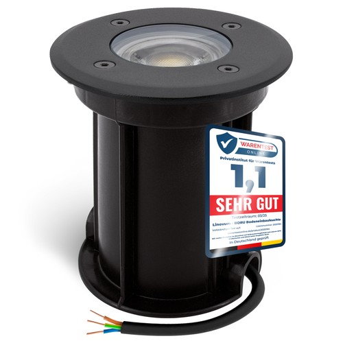 Boru bodeneinbaulampe rund - boru,