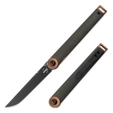 BÖKER PLUS® Kaizen Green Canvas Micarta Klappmesser Stil Japanisch D2 -  01BO391
