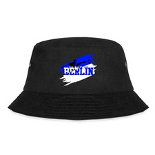Die Macht Aus Berlin Blau-Weiß Fußball Fan Bucket Hat