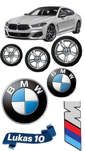 Essbaren bmw tortenaufleger - bmw,