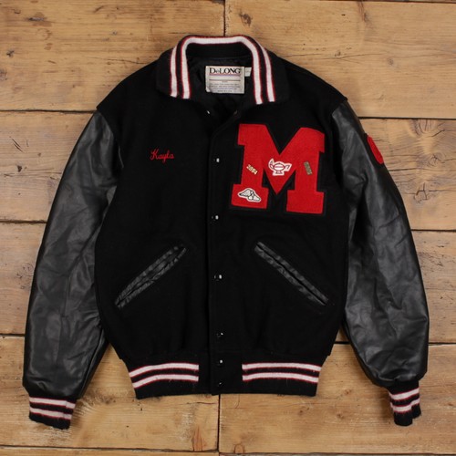 Vintage delong varsity jacke - varsity, s