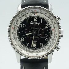 BREITLING NAVITIMER MONTBRILLANT HERREN UHR AUTOMATIK A35330 44MM STAHL BR533