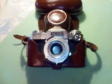 alte kamera zeiss ikon Contaflex Synchro-Compur mit Org.Fototasche