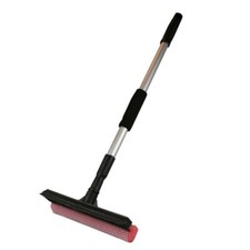 Fensterwischer Scheibenreiniger Fensterabzieher Wasserschieb 95cm Alu Teleskop  