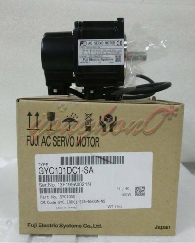 One new fuji servo motor - new,