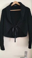 Amisu schwarzer bolero l - schwarzer, bolero,