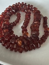 Vintage Bernsteinkette 60 cm