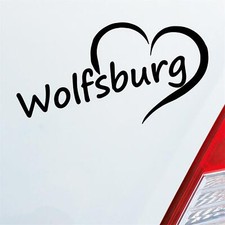 Auto aufkleber wolfsburg herz - auto,
