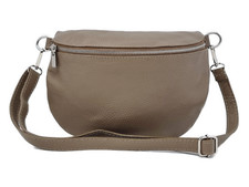  ITALY ★ ECHT LEDER BAUCHTASCHE CROSSOVER BODYBAG UMHÄNGETASCHE HÜFTTASCHE NEU 