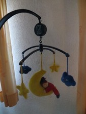 Sterntaler Mobile mit Spieluhr Melodie LaLeLu, Baby Musik Mobile, Mann im Mond