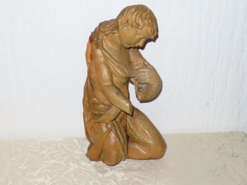Antike heiligenfigur holzfigur - heiligenfigur,