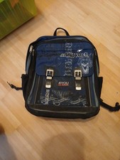 4 You Schulrucksack Rucksack Blau Mit Drachen Zustand Gebraucht Aber Gut