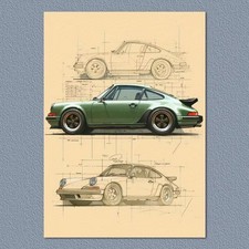 Leinwanddruck  Porsche
