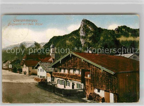 Oberammergau bayern dorfpartie - bayern,