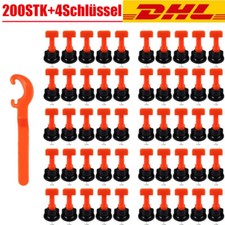 200 STK NIVELLIERSYSTEM VERLEGEHILFE VERLEGESYSTEM FLIESEN VERLEGEN+TOOL