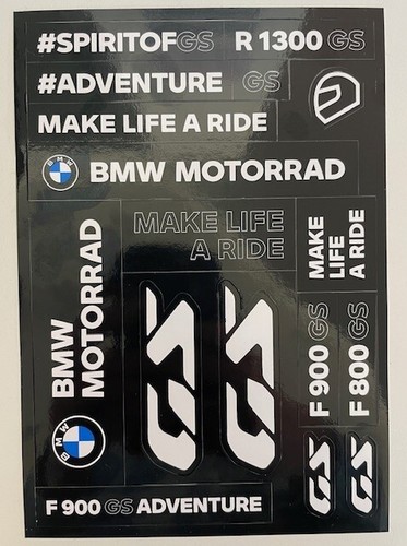 Bmw motorrad aufkleber - motorrad, aufkleber-set