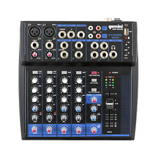 Gemini GEM-08USB Compact 8-Channel Bluetooth Mixer