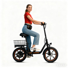 14 Zoll Elektroroller mit Korb 500W 36V/16AH E-Scooter Klappbar 120KG 45KM +Korb