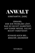 Anwalt Notizbuch: Lustiges