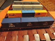 4 H0 Containerwagen 4-achsig