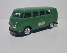 Welly VW VOLKSWAGEN BULLY T1 MICROBUS 1962 GRÜN WERBEMODELL "BLUNA"