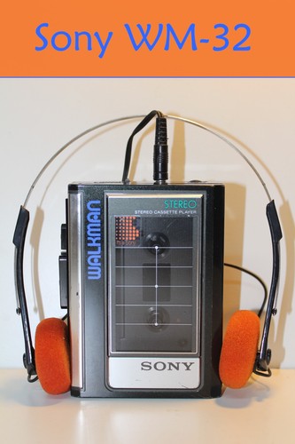 Sony walkman komplett - sony, wm-32