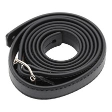 Kameragurt Tragegurt Trageriemen carrying strap in Schwarz black Leder 