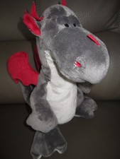 RARITÄT Nici Drache Dragon ca. 30cm Grau Schlenker !
