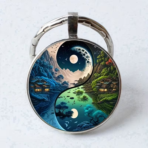 Scenery ying yang nacht - ying,