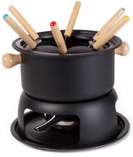 Fondueset Fonduetopf für bis zu 6 Personen Schokofondue Komplettset Käsefondue