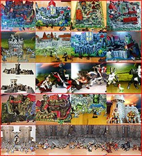 Burg/Castle AUSWAHL Elastolin,Ritter/KNIGHTS,SCHLEICH,MASTERS,PLASTOY,MOTU 200X