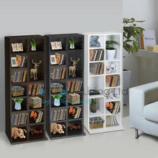 Bücherregal Aufbewahrungskoffer Schrankregal Turm Organizer verstellbar Holz 224 CD's