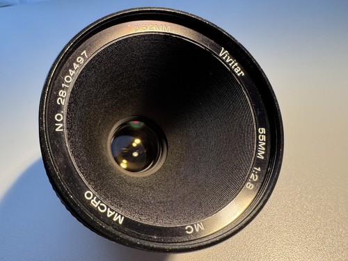 Vivitar 55mm auto macro - 55mm, f/2.8