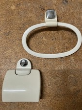 Vintage Set Klorollenhalter