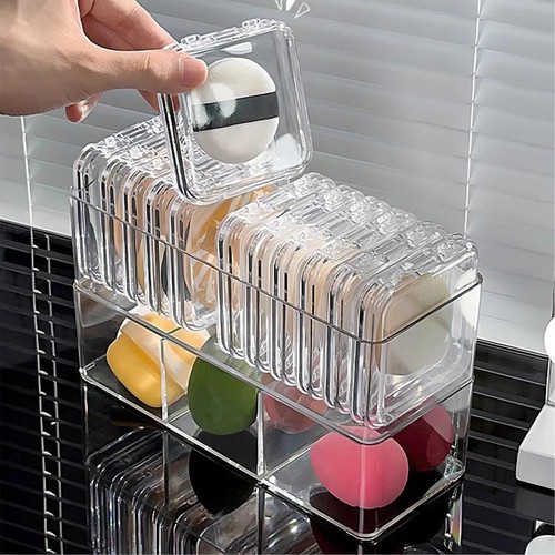 Make puff display box - make,