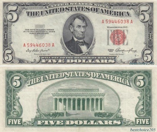 United states dollars 1953 - 5,