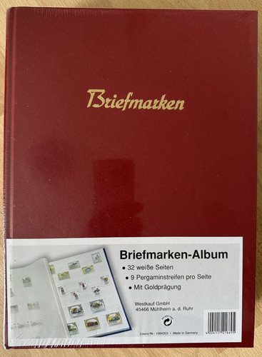 Briefmarkenalbum rot - 🔴,