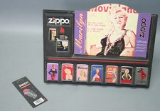 rar Zippo Star Marilyn Monroe 1995 Serie Full Display 8 Feuerzeuge Lighter